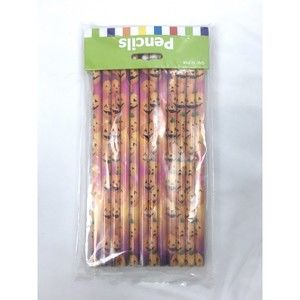 New Pumpkin Pencils Halloween Orange Set of 24 Party Favor Trick Treat